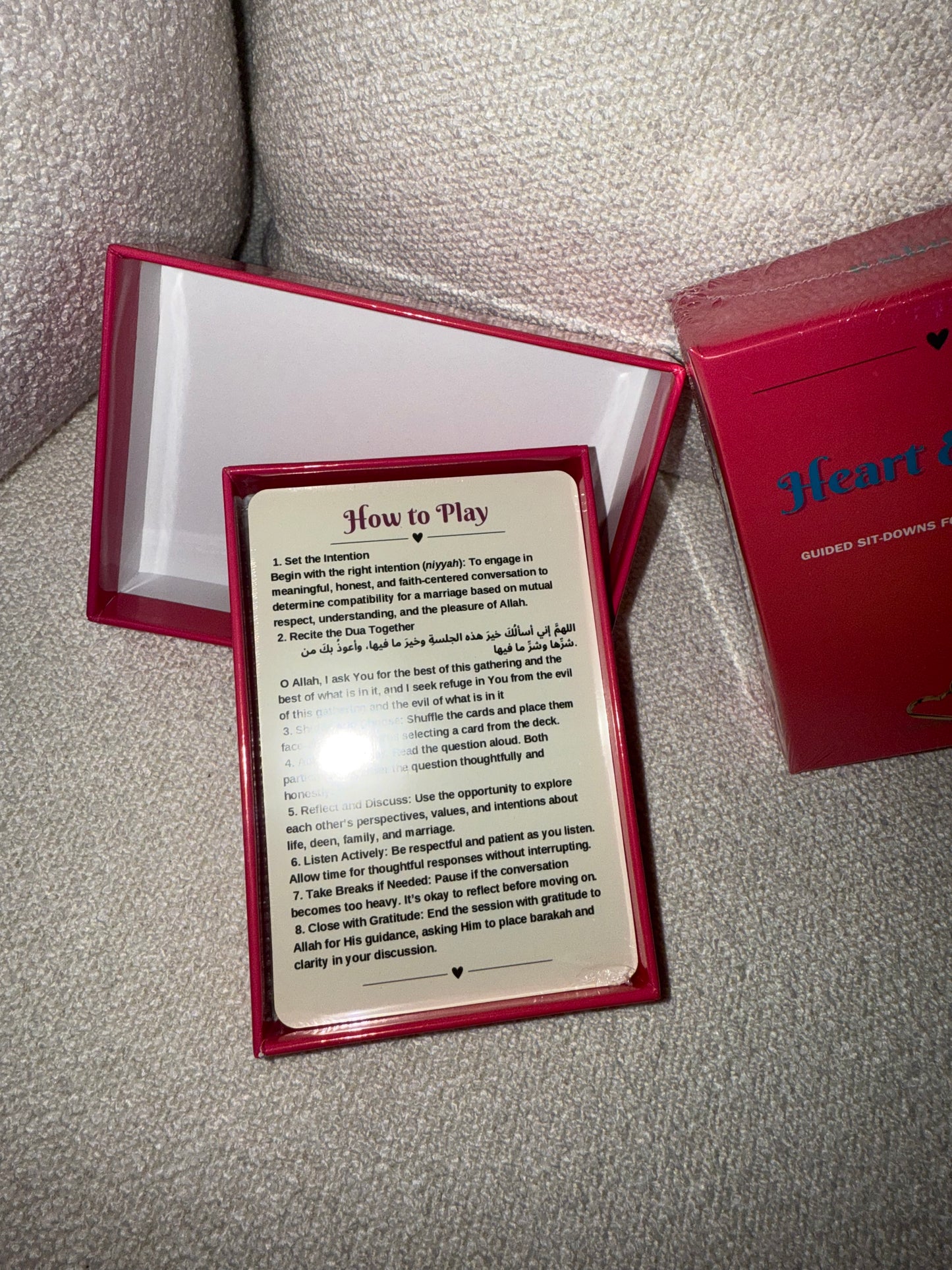 Muslim Pre Marriage Conversations Cards