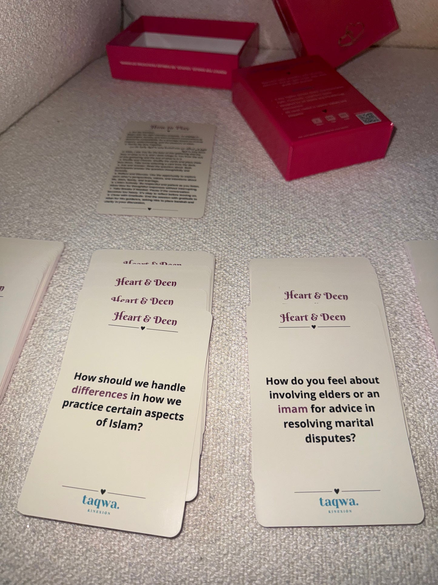 Muslim Pre Marriage Conversations Cards
