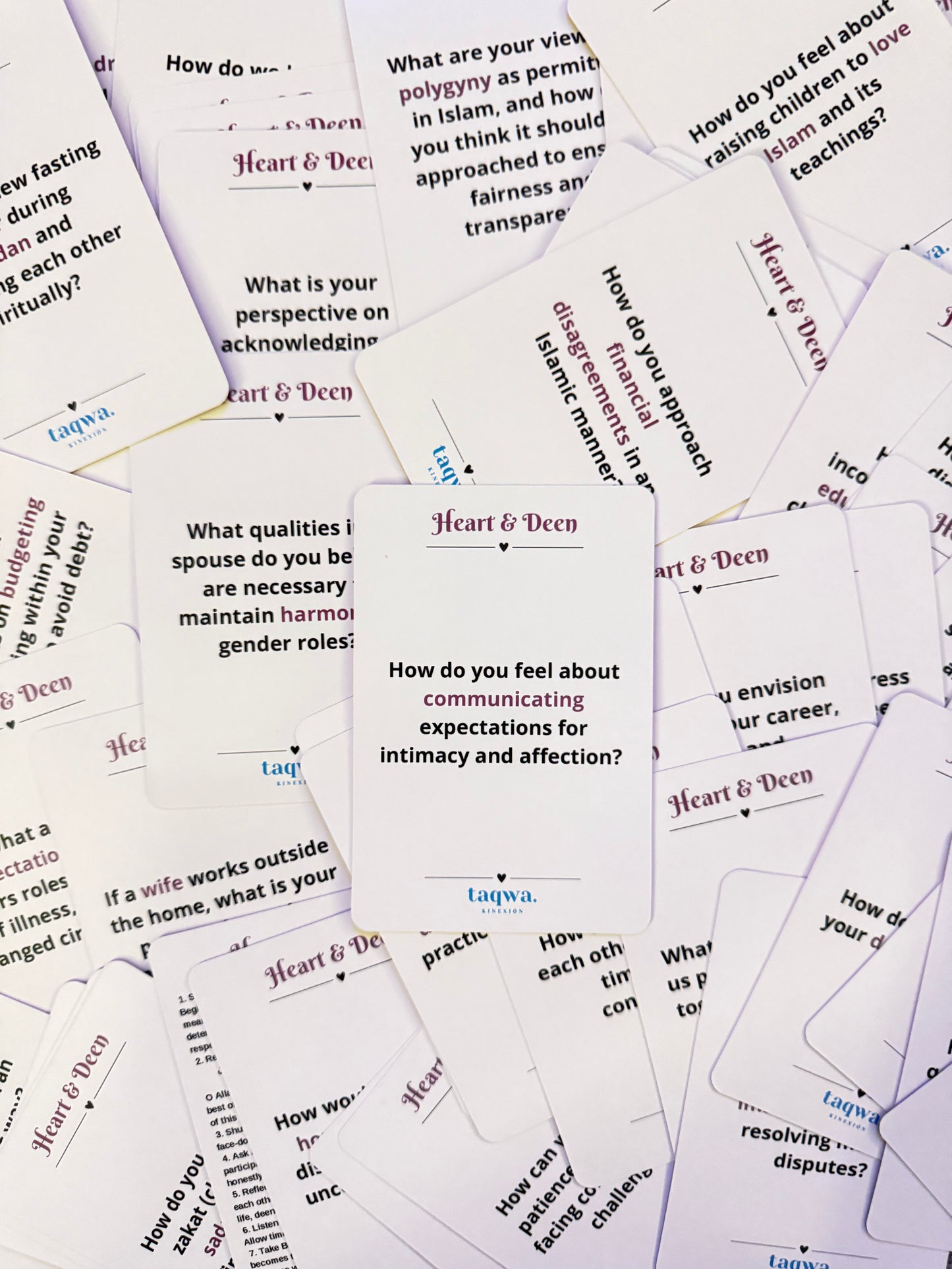 Muslim Pre Marriage Conversations Cards
