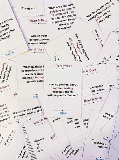 Muslim Pre Marriage Conversations Cards