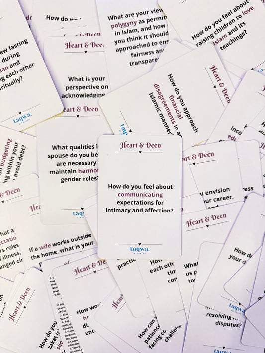 Muslim Pre Marriage Conversations Cards